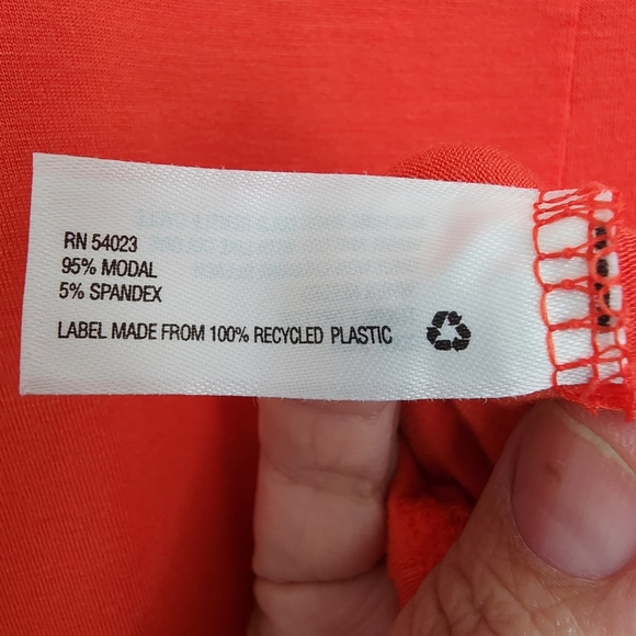 Orange t-shirt dress - Picture 11 of 11